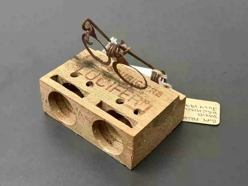 Vintage mouse trap lucifer - mouse, trap,