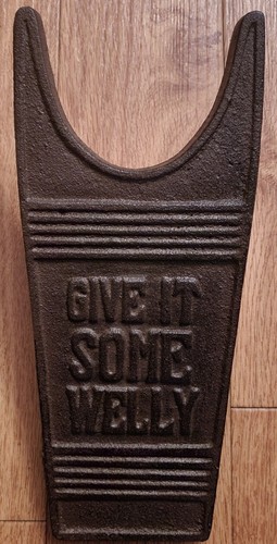Cast iron boot jack - boot,