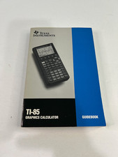 Texas Instruments TI-85 Graphics Calculator Manual Guidebook 1993 Paperback