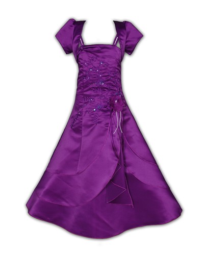 Satin bridesmaid dress flower - satin,