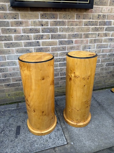 Pair art deco burr - of,