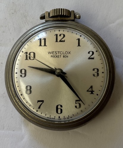 Vintage westclox pocket - westclox,