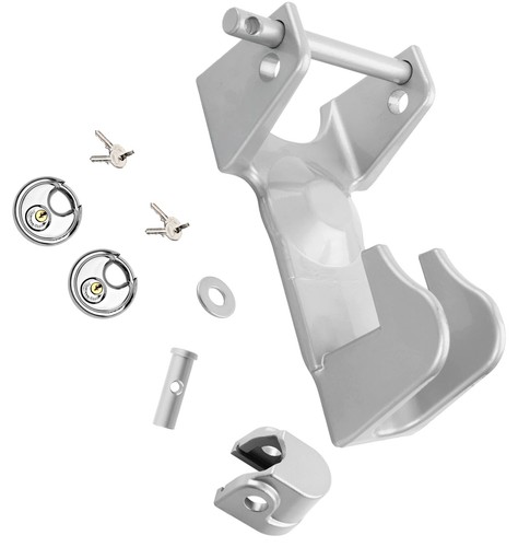 Gooseneck trailer hitch lock - gooseneck,