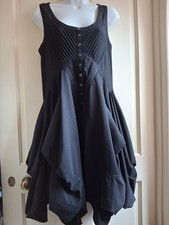 All Saints Rogalle Dress UK10 12 Hitch Parachute Vintage Steampunk Corset 