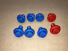 x8 Arcade Machine LEAF SWITCH BUTTONS -  Red & Blue Button