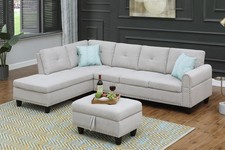 Sectional Sofa Set w/ Storage