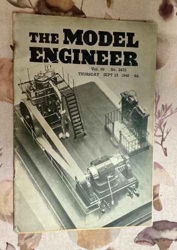 Vintage the model engineer - model,