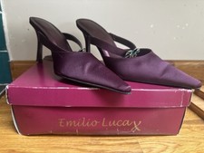 Emilio Luca Purple Suede High