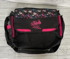 Marc Ecko Unltd Vintage Black Large Laptop Bag School Graffiti Backpack