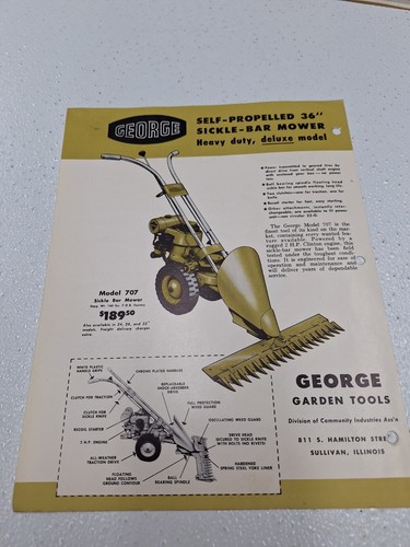 George sickle bar - ,