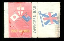 Matchbox label Port Alfred Officers Bar MU1268