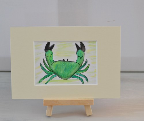 Crab abstract watercolour and - crab, -abstract-watercolour