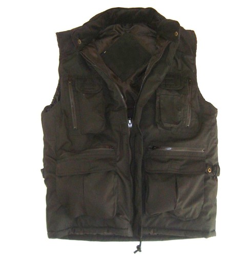 Gents plain black bodywarmer - gents,