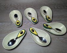 Serving  Avocado 6 X Dishes &