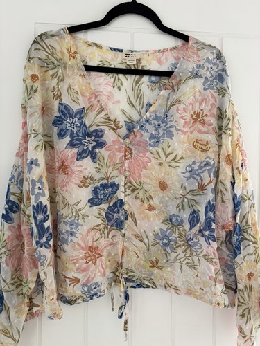 Billabong loose cropped - billabong, blouse