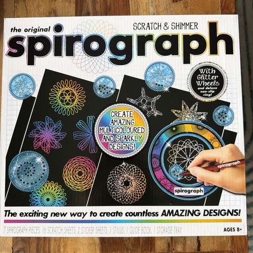 Spirograph scratch shimmer - spirograph,