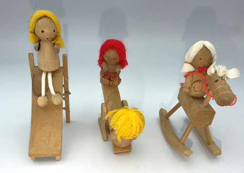 Vintage wood teeter - teeter, totter