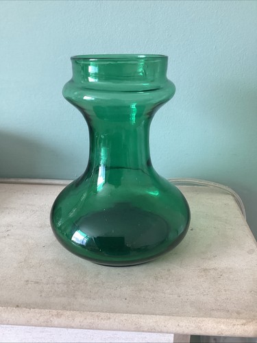 Antique glass hyacinth vase - antique,