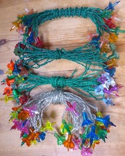 3 Sets Vintage Christmas Fairy Lights Untested No Plugs 1960s-1980s