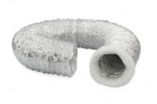 Foil Vent Flexible Acoustic Ducting  4"- 12" Hydroponics 5 or 10 Meters