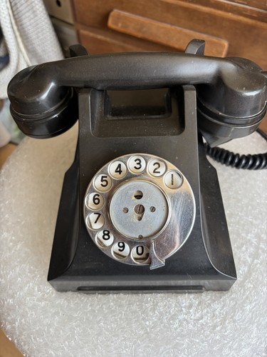 Vintage gpo black bakelite - black,