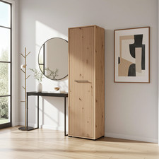 Landes Slatted Oak Effect Tall