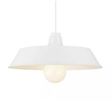 B & Q White Light Lamp Shade