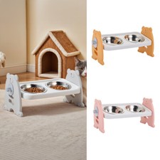 Adjustable Stand Double Bowl