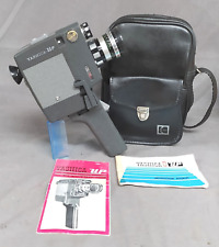 VINTAGE YASHICA UP 8MM CINE CAMERA WITH INSTRUCTIONS & CASE - WORKING.