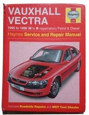 HAYNES VAUXHALL VECTRA 1995-98. N-R. ALL MODELS PETROL & DIESEL MANUAL 