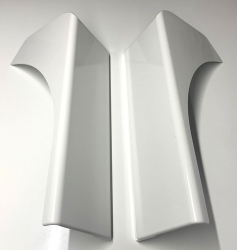 Top rear panel white corner - rear,