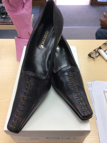 Esino purple metallic - purple, leather