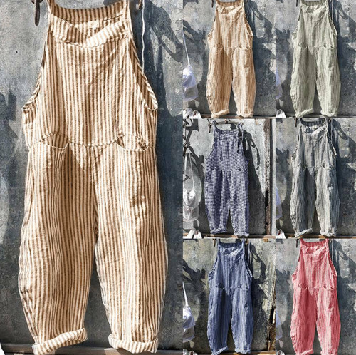 Womens striped linen cotton - womens,