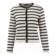 M&S Women’s Striped Cardigan with Jewel Buttons