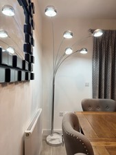 Nikkala floor lamp - , chrome