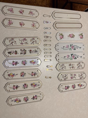 Vintage finger plate door push - plate,