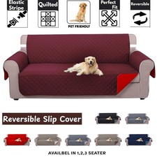 Quilted Sofa Cover Reversible