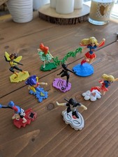 DC SUPER HERO GIRLS COMPLETE SET OF 7, one larger extra- KINDER EGG TOYS 2017