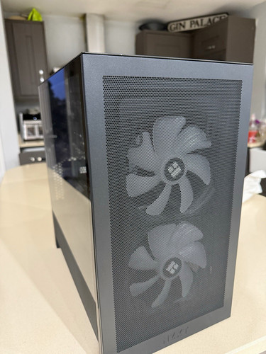 Nzxt flow black gaming - nzxt,