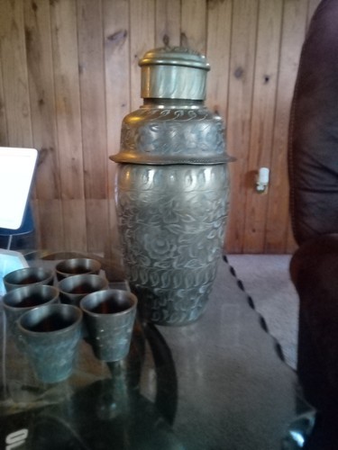 Antique hand etched - ,