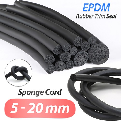 Sponge cord black foam - cord, epdm