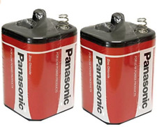 2x Panasonic 6V TORCH LANTERN PJ996 Battery 4R25 Zinc Chloride Powerful