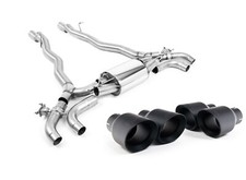 Milltek BMW M5 F90 Exhaust System Inc Competition Axle Back 80mm Black SSXBM1175