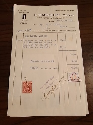Lancia augusta 1942s - lancia,