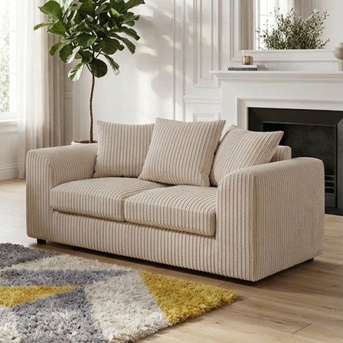 Seated cream corner - seated, sofa