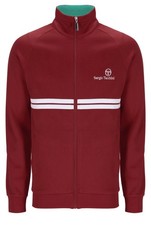 Sergio Tacchini Track Mens Dallas Track Top in Rhubarb / Gardenia / Aruba Blue
