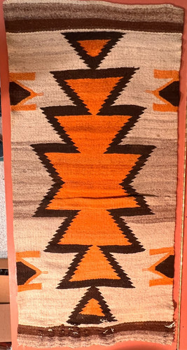 1920s navajo hand woven throw - navajo,