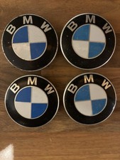 (17) Set Of 4 Used BMW Wheel Centre Caps 68mm For Most Models Blue/black/white