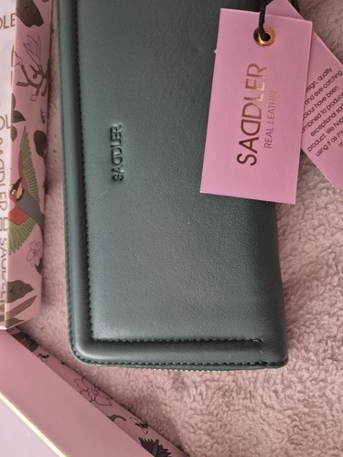 Saddler green leather beatrice - green,
