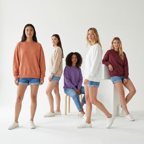 Ladies ultra soft oversized - soft,